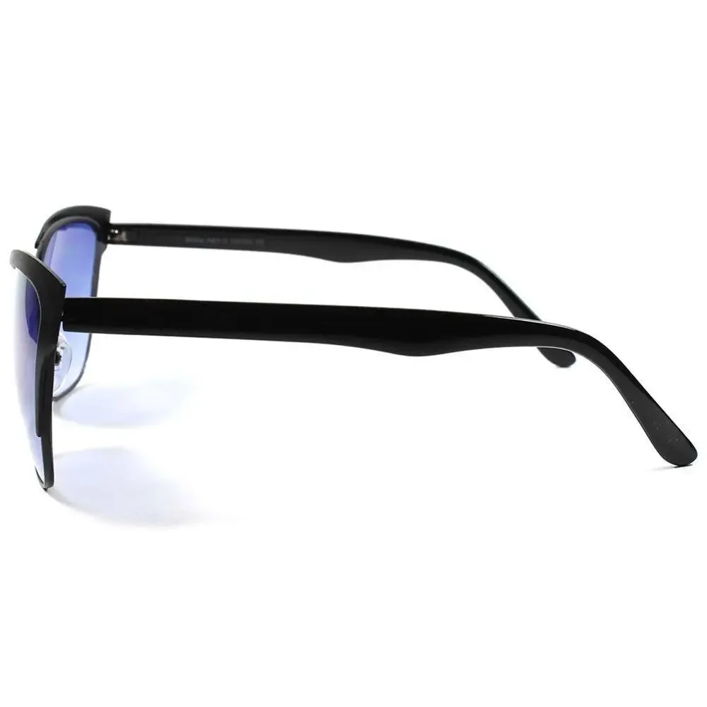 Blue Lens Classic Vintage Retro Style Fashion Womens Cat Eye Hot Sunglasses